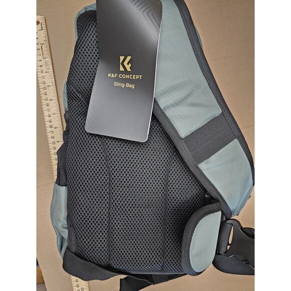 K&F Concept 10L Small Camera Sling Bag Crossbody Shoulder Green Nylon - Picture 5 of 12